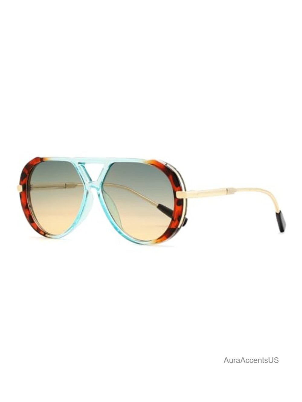 Metal Aviator Sunglasses 70s Retro UV400 Unisex